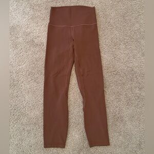 Copper Lululemon Align Leggings 23” Insseam